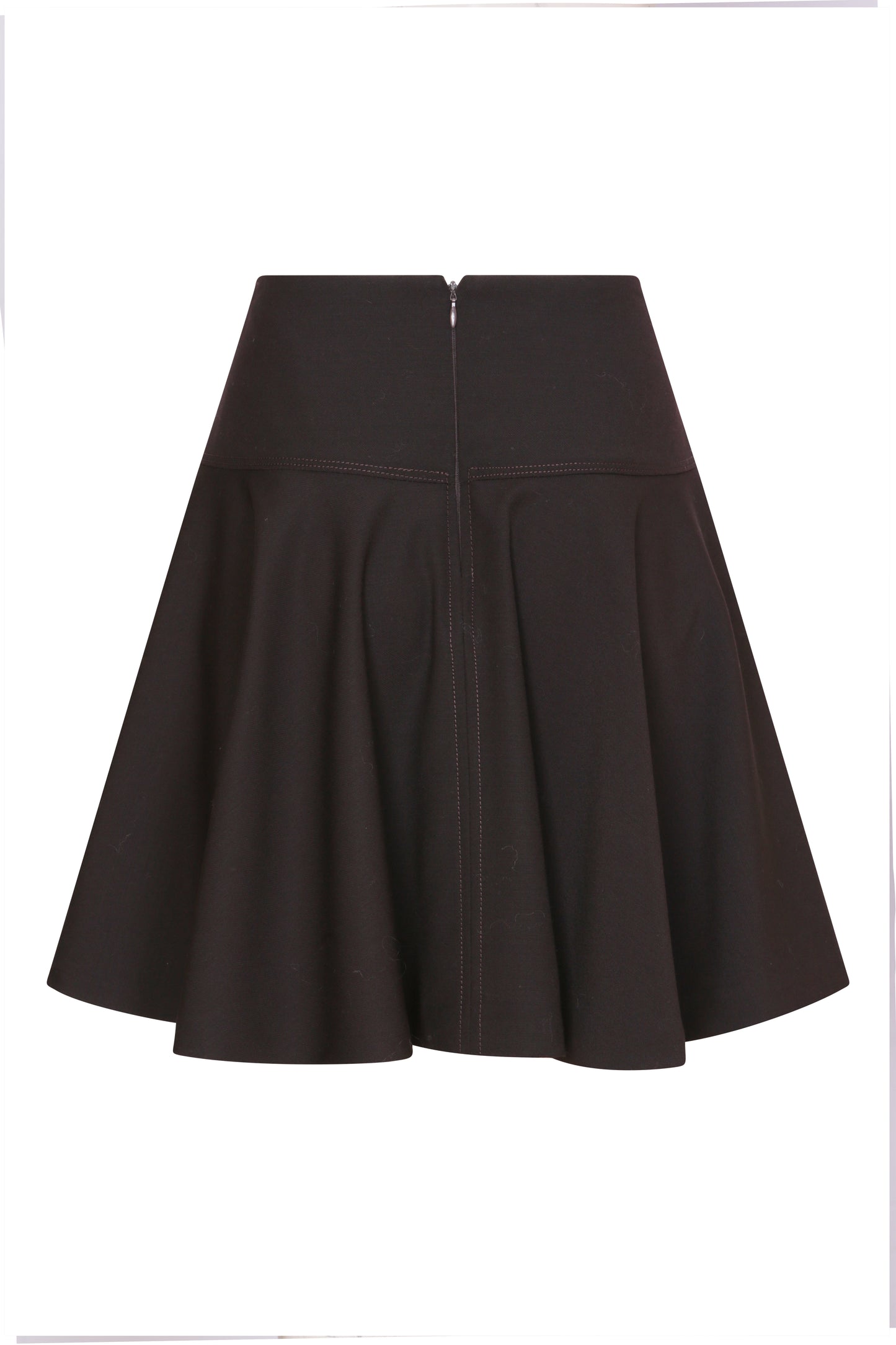 CIRCLE WOOL SKIRT