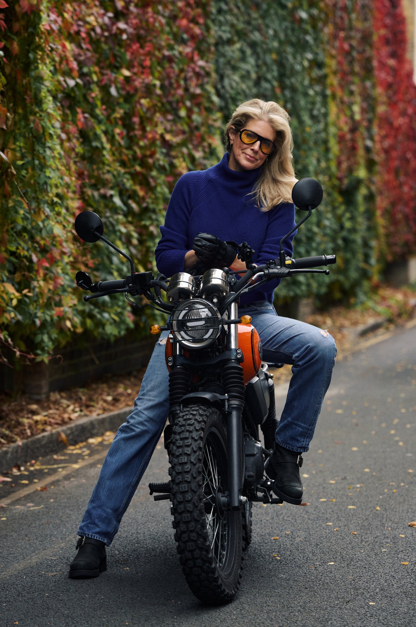 DEMETER CASHMERE FUNNEL NECK SWEATER