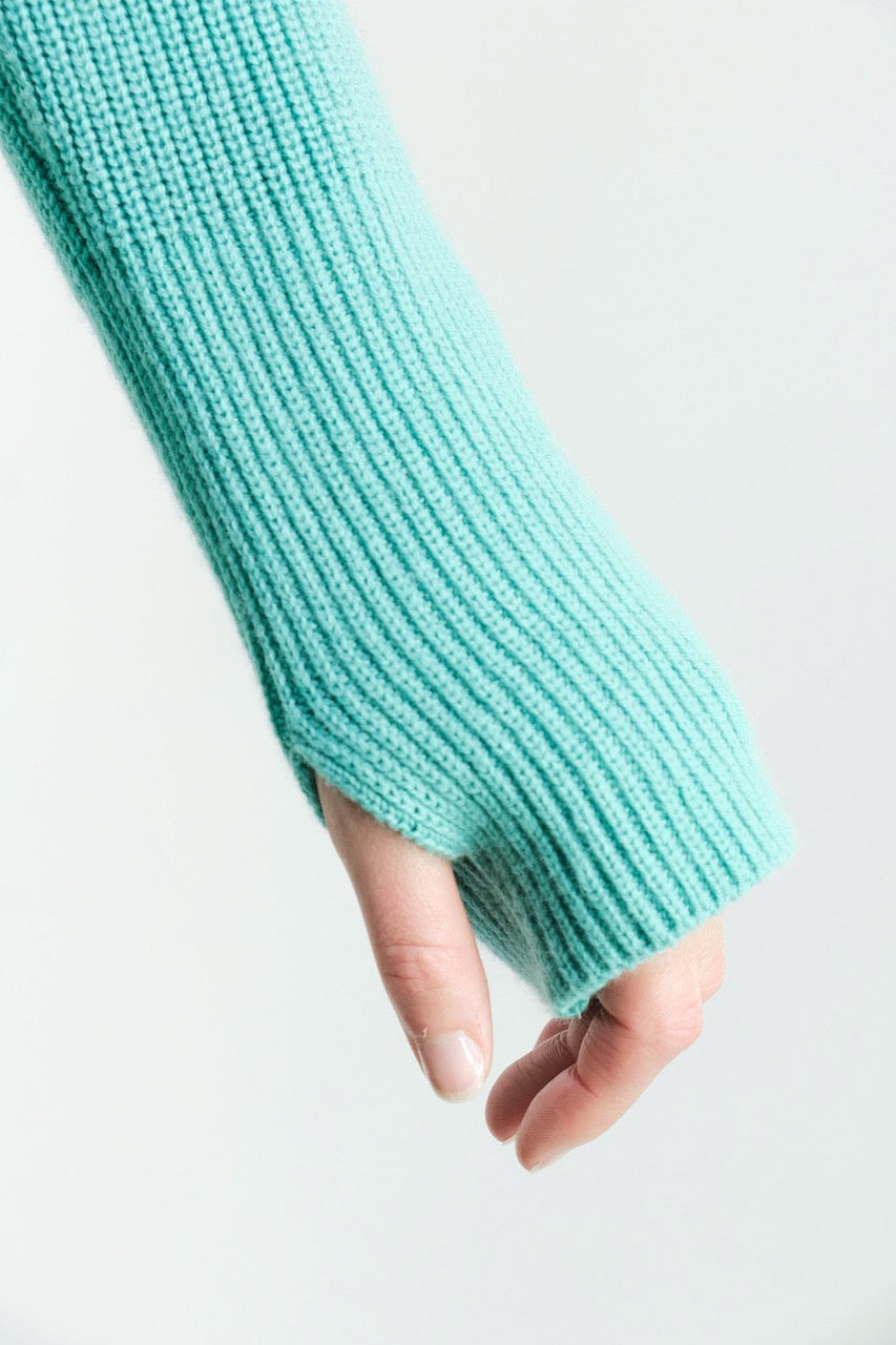 DEMETER CASHMERE FUNNEL NECK SWEATER