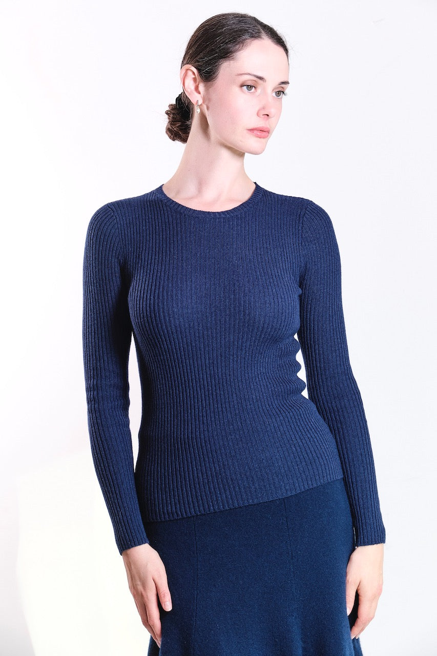 JUNO CASHMERE CREW-NECK SWEATER