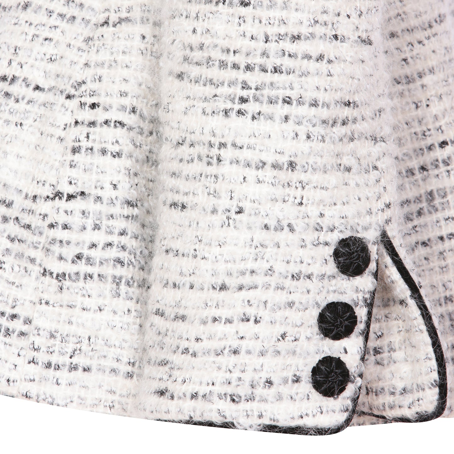 MANDARIN MOHAIR & WOOL JACKET