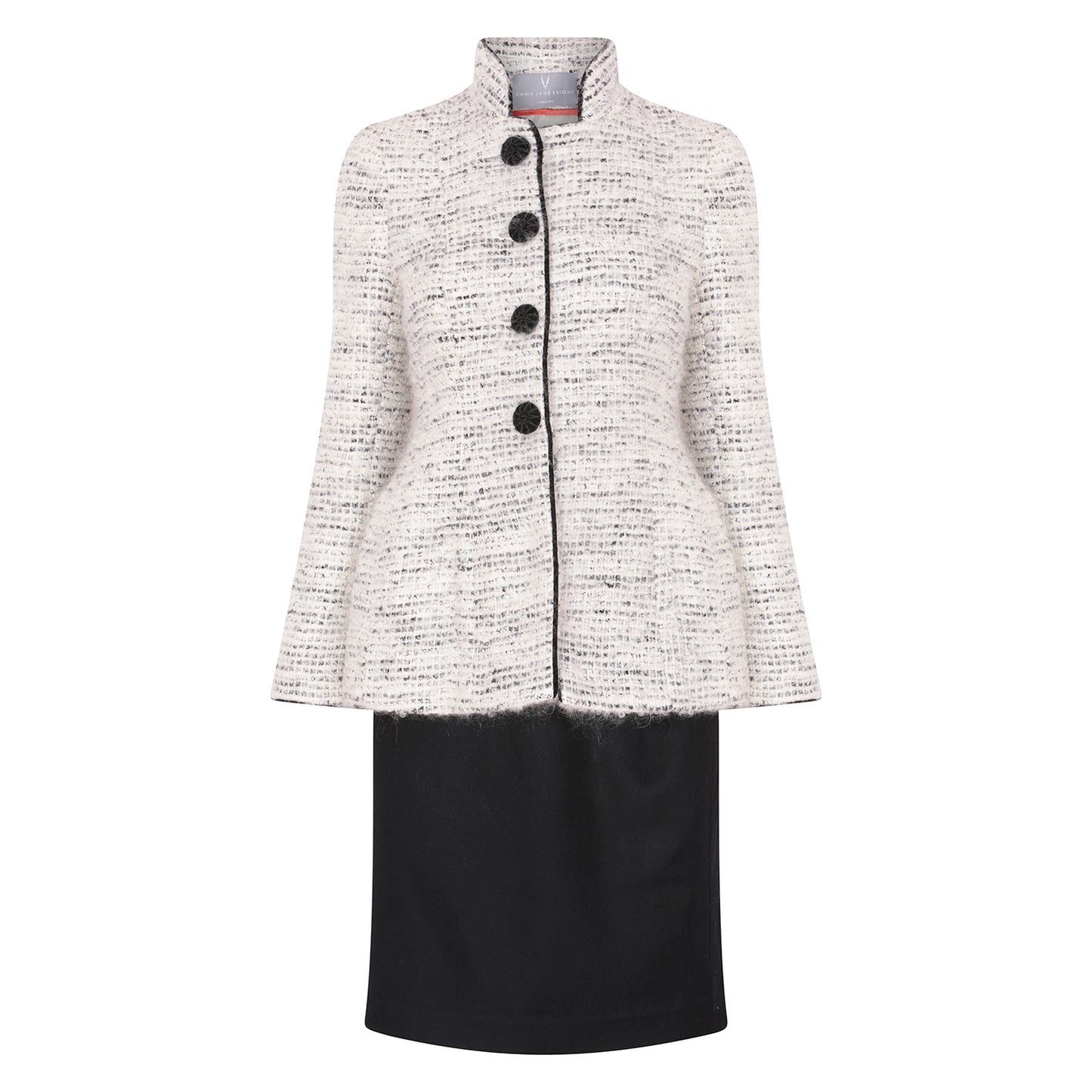 MANDARIN MOHAIR & WOOL JACKET