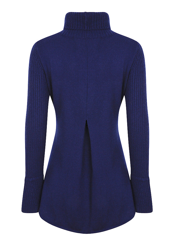 Cashmere Relax Polo Neck