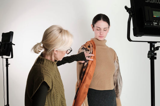 BEHIND THE SCENES SHOOTING AW2023 CASHMERE COLLECTION