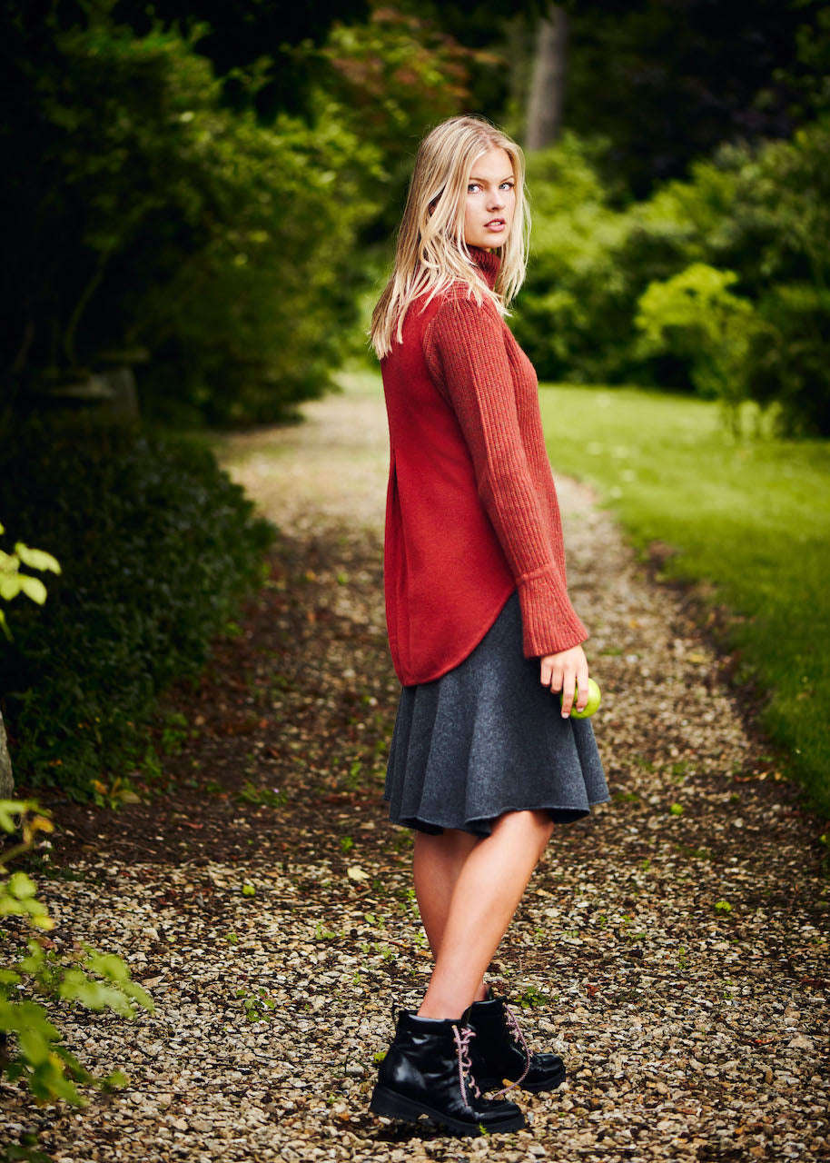 CASHMERE RELAX POLO-NECK