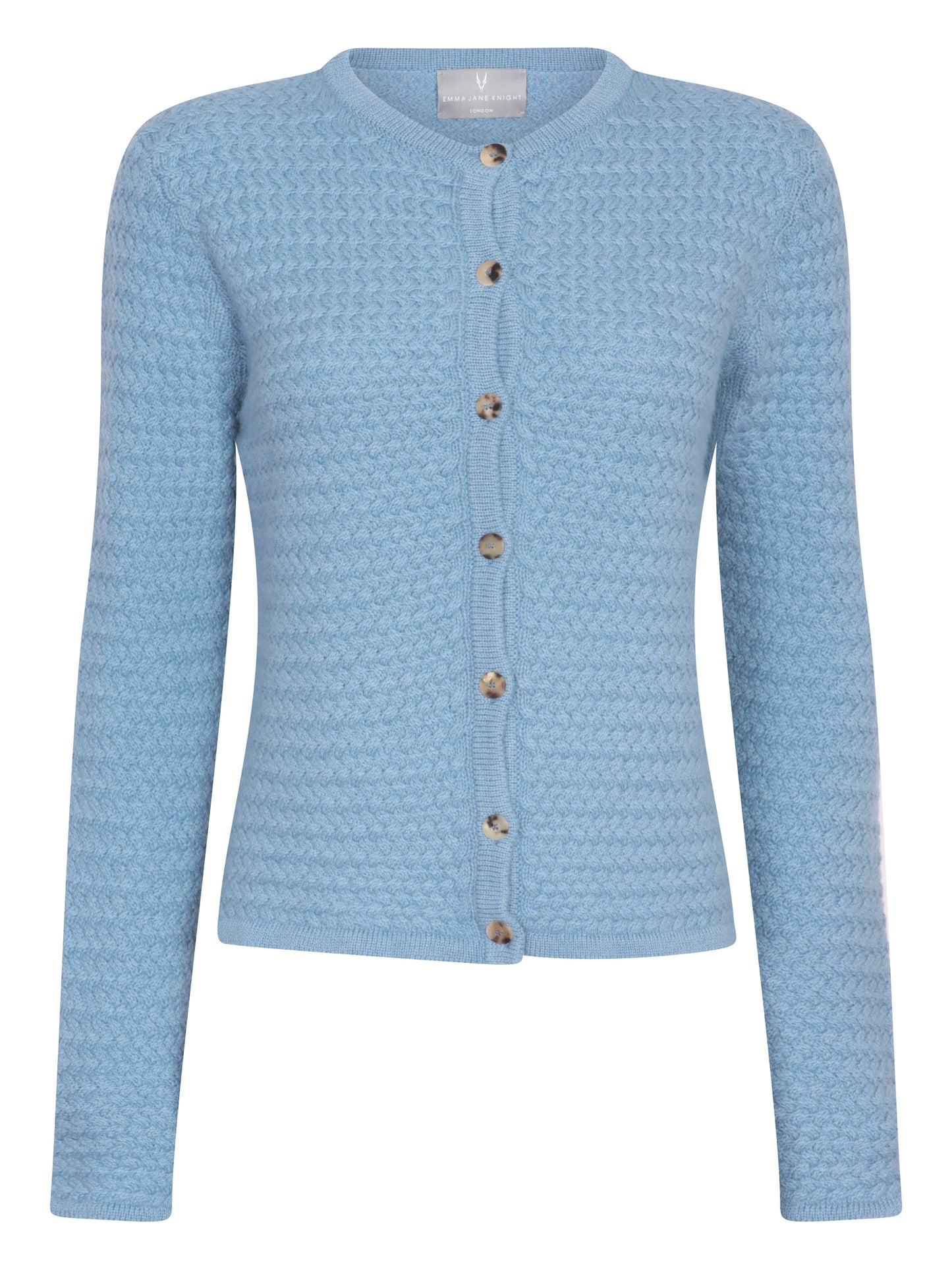 CASHMERE CROSS-STITCH CARDIGAN