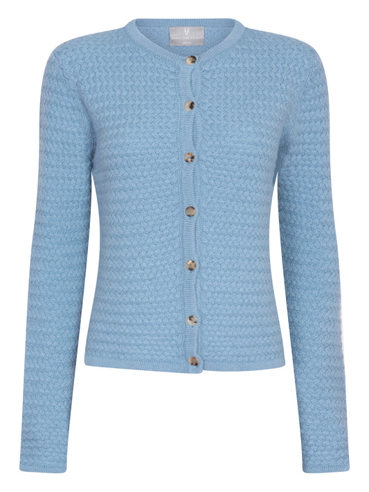 CASHMERE CROSS-STITCH CARDIGAN