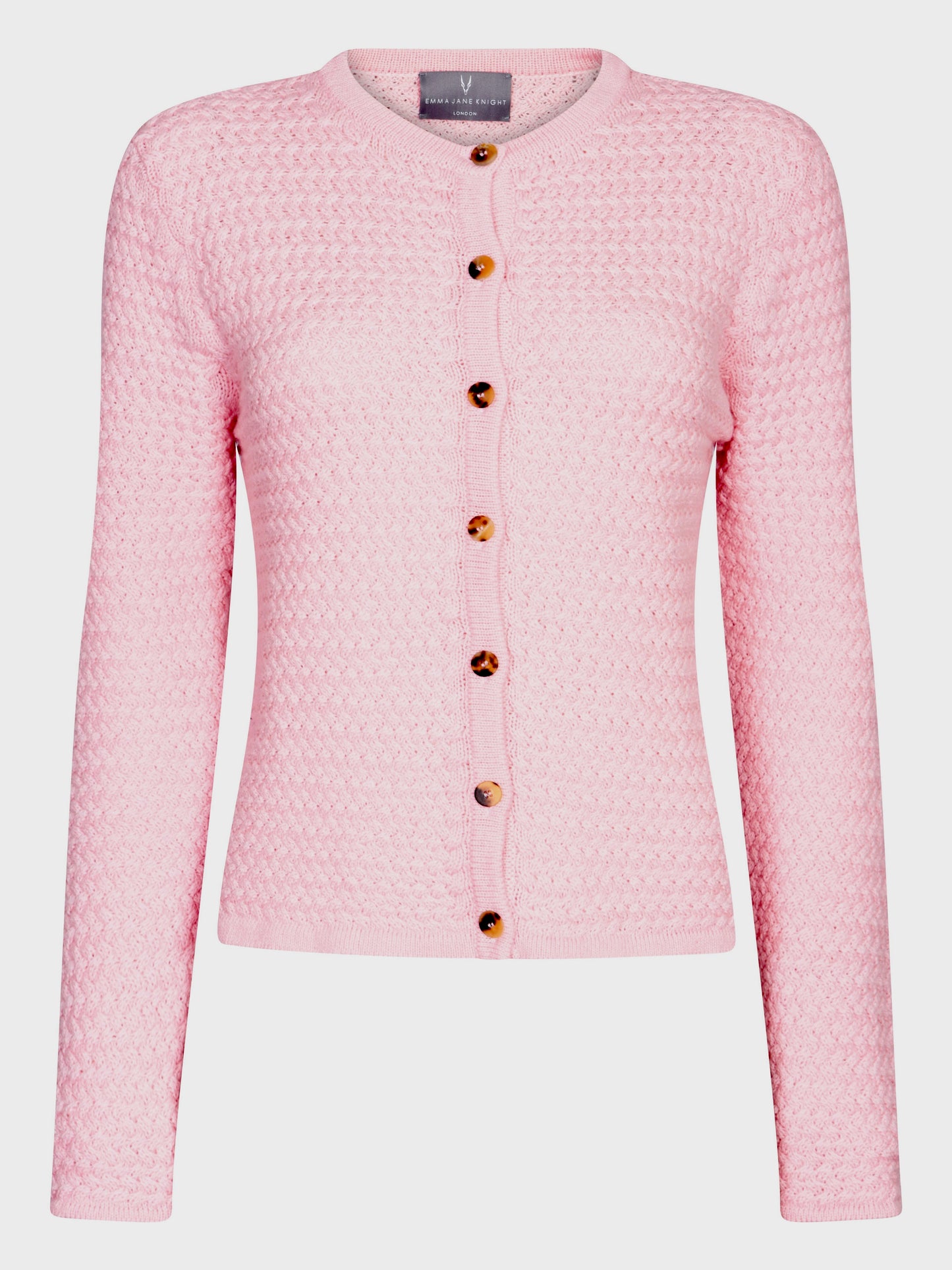 CASHMERE CROSS-STITCH CARDIGAN
