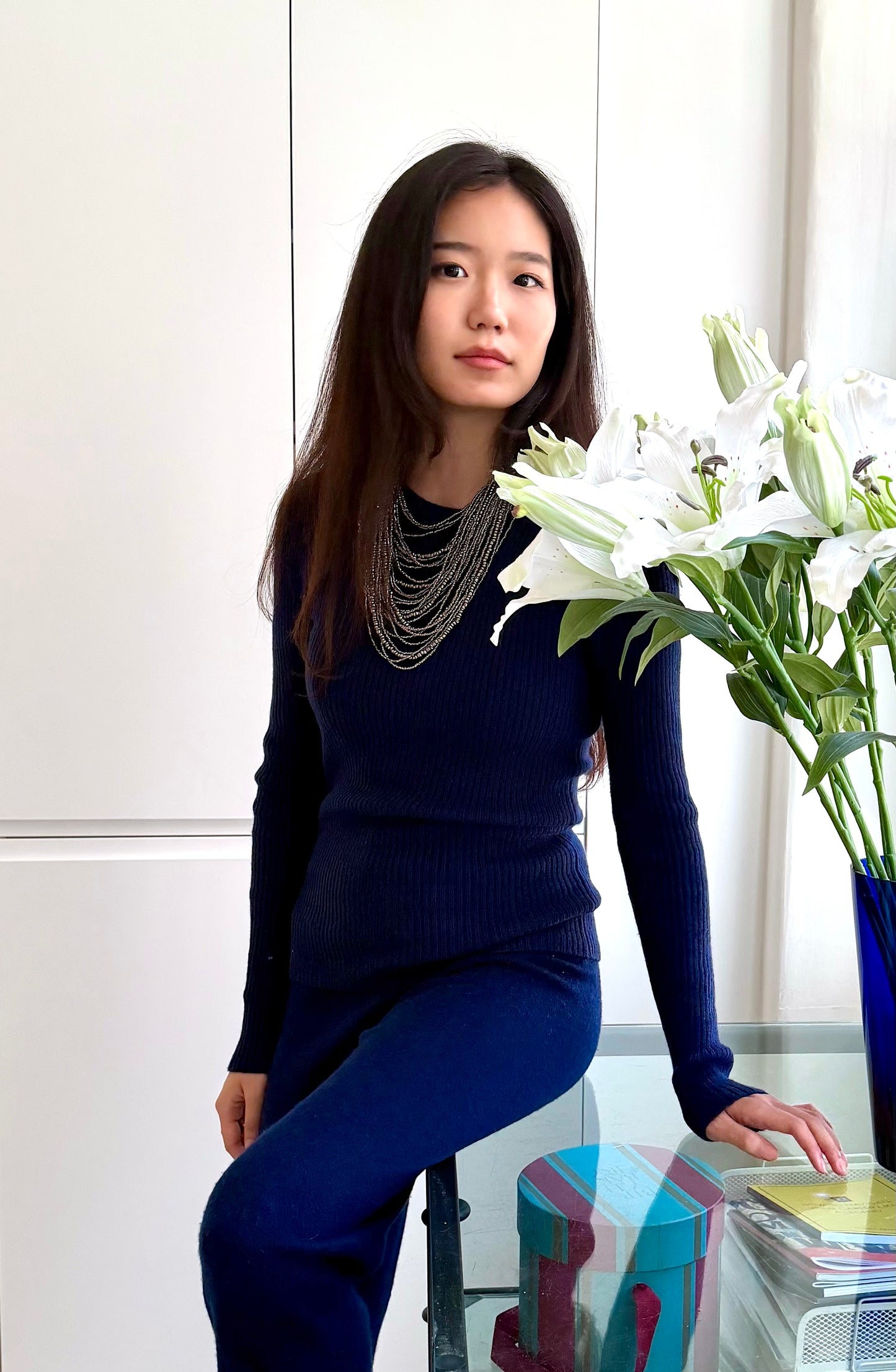 CASHMERE CREW-NECK SWEATER