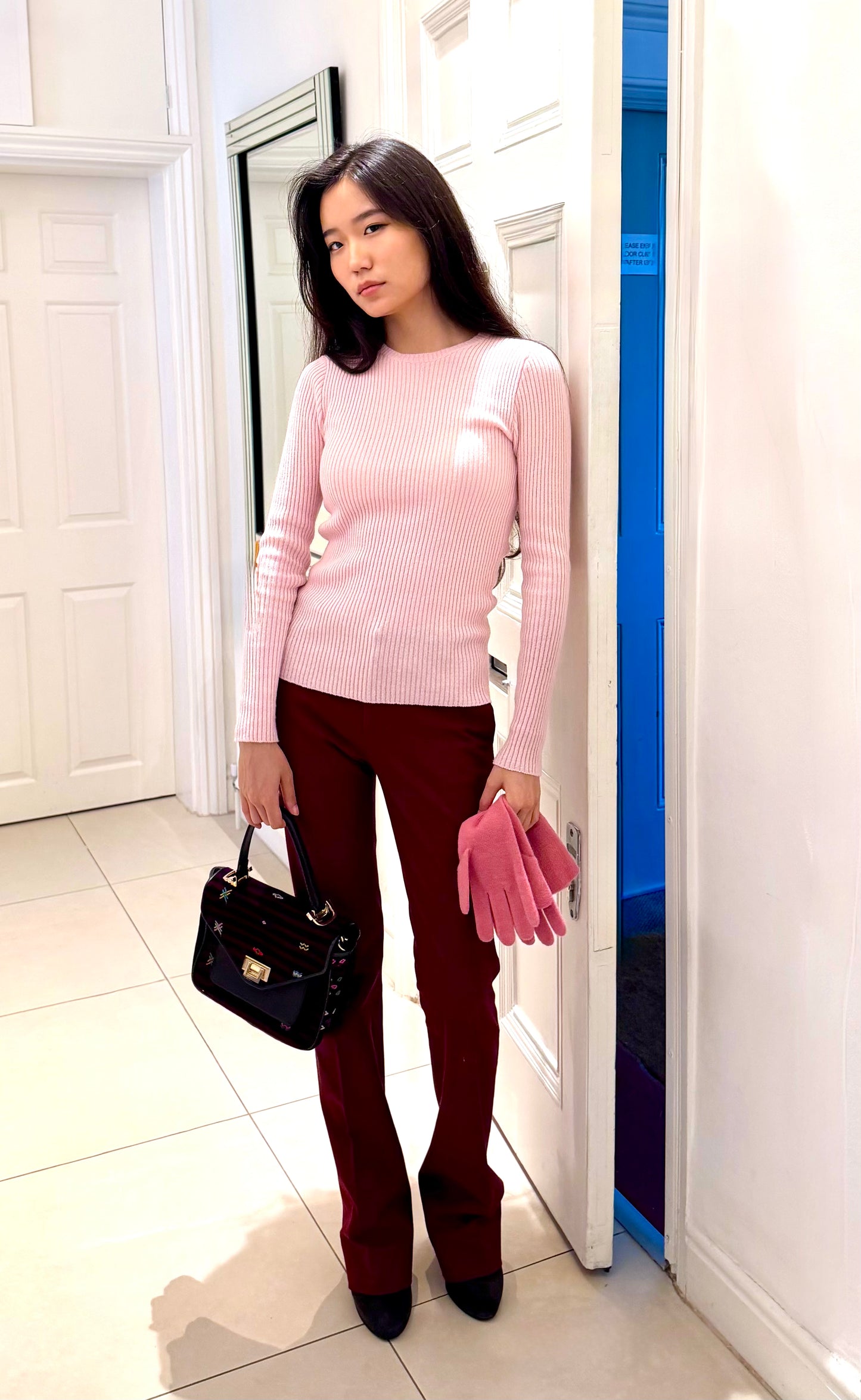 LONG CASHMERE GLOVES