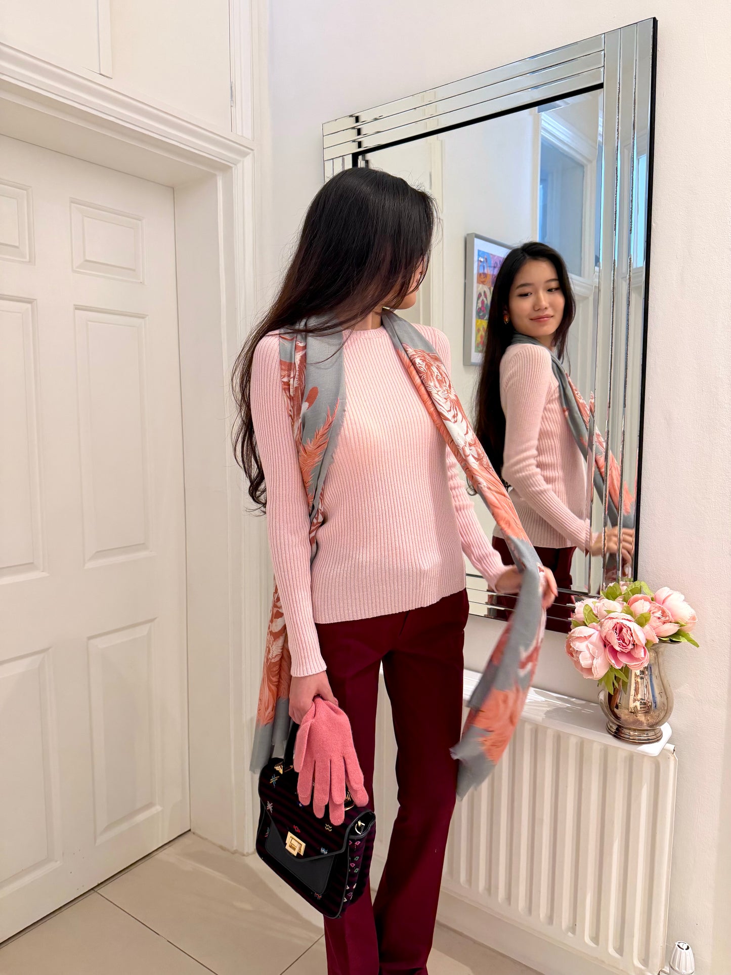 LONG CASHMERE GLOVES