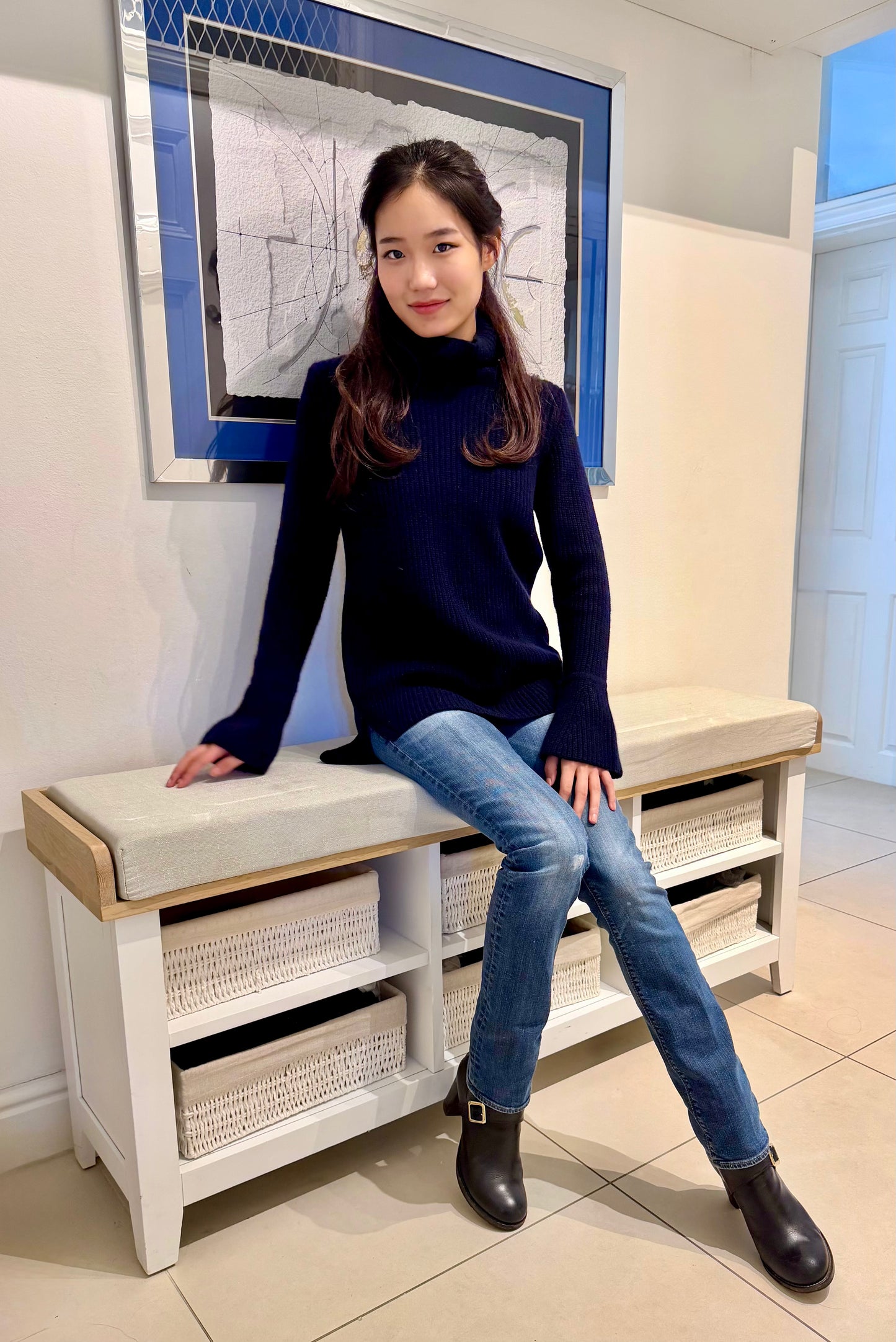 CASHMERE RELAX POLO-NECK