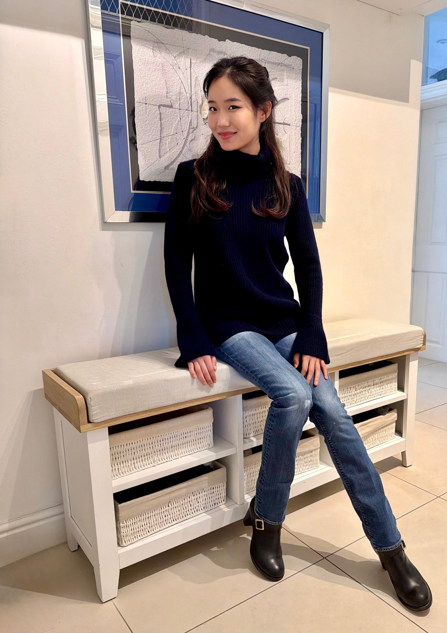 CASHMERE RELAX POLO-NECK
