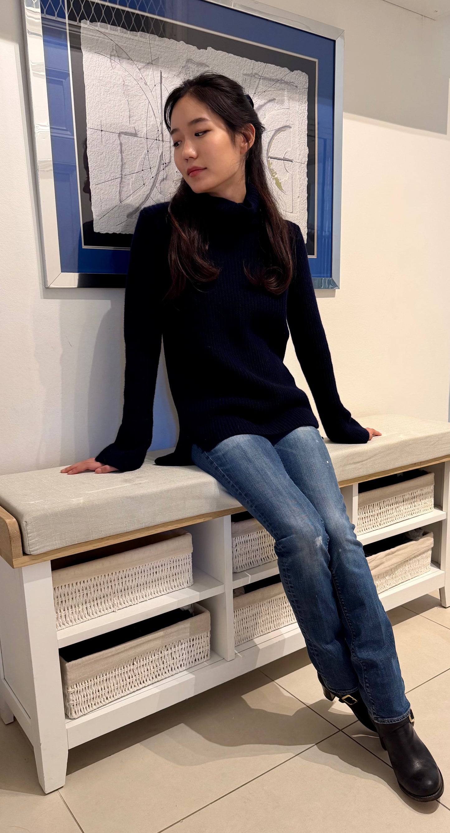 CASHMERE RELAX POLO-NECK