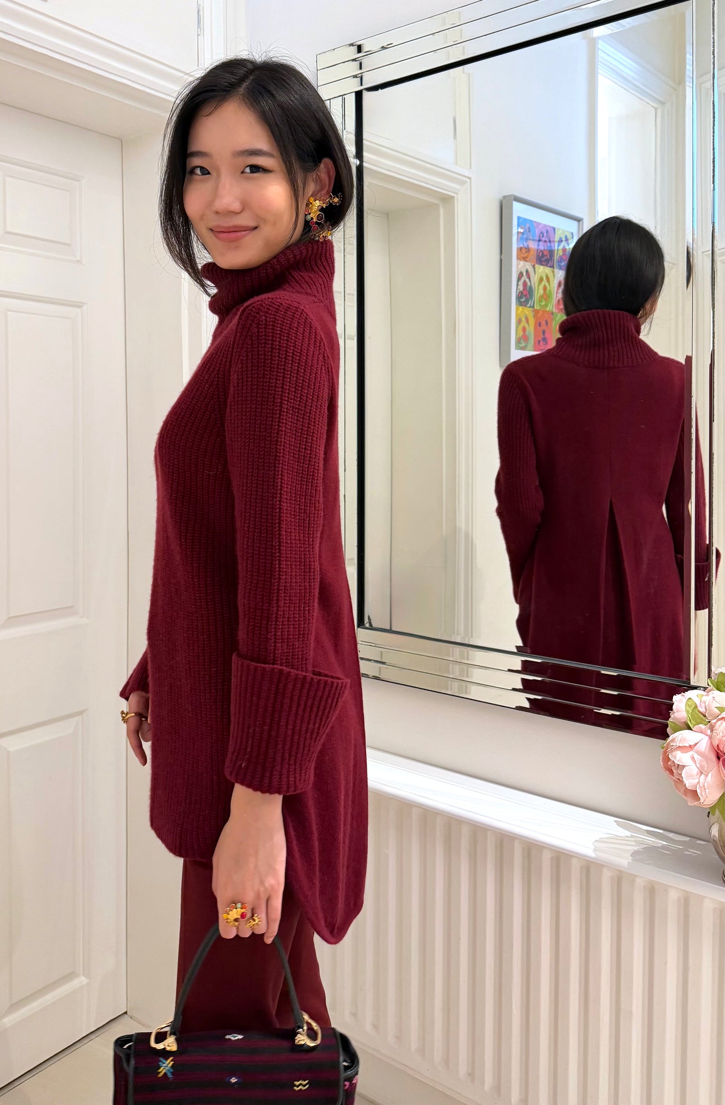CASHMERE RELAX POLO-NECK