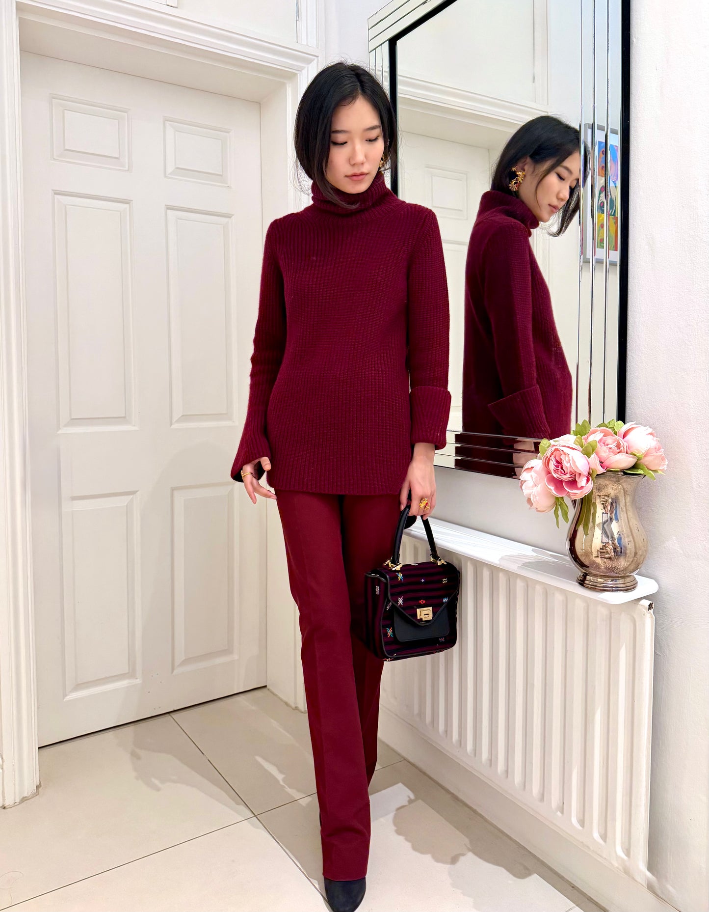 CASHMERE RELAX POLO-NECK