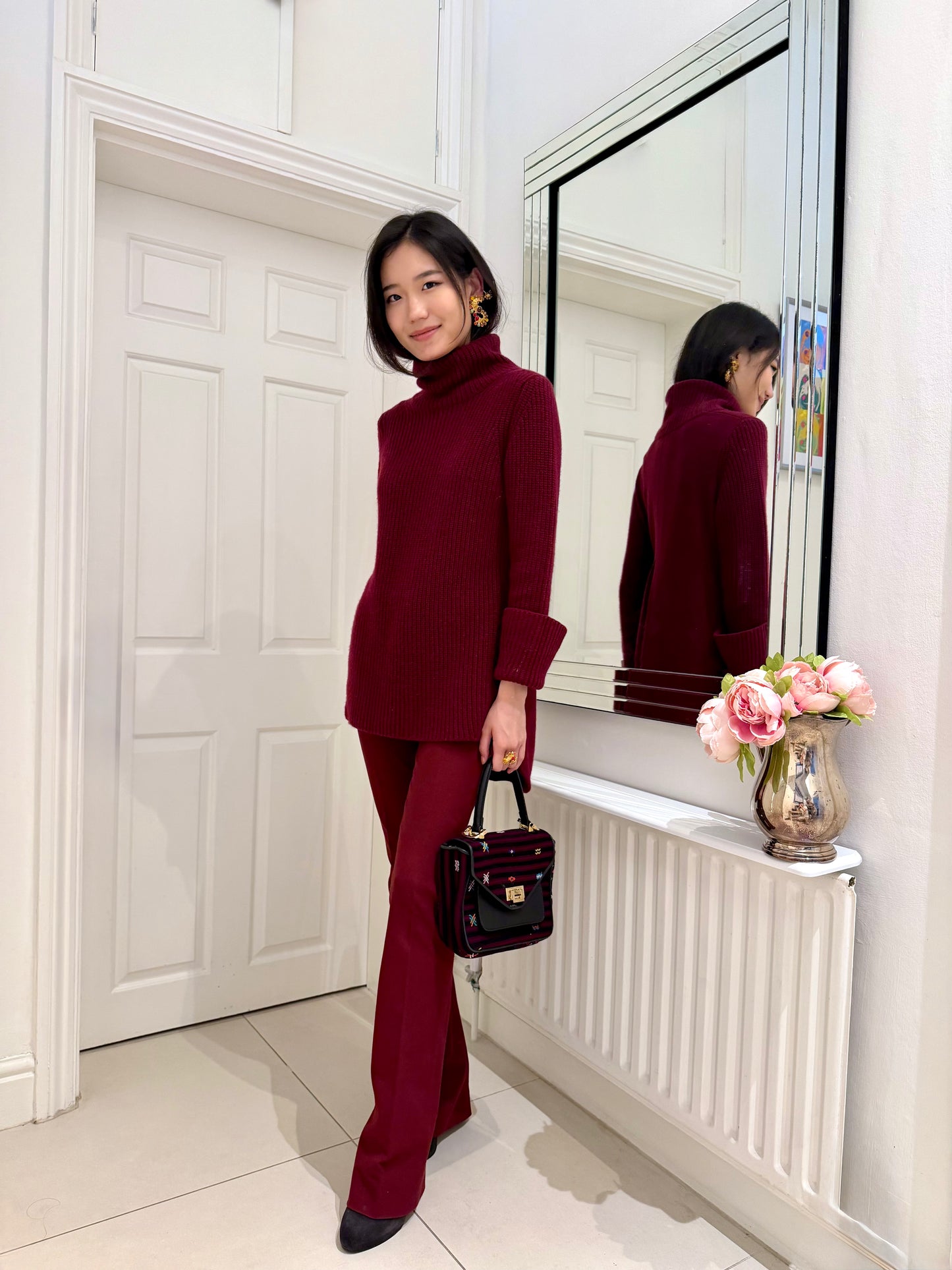CASHMERE RELAX POLO-NECK