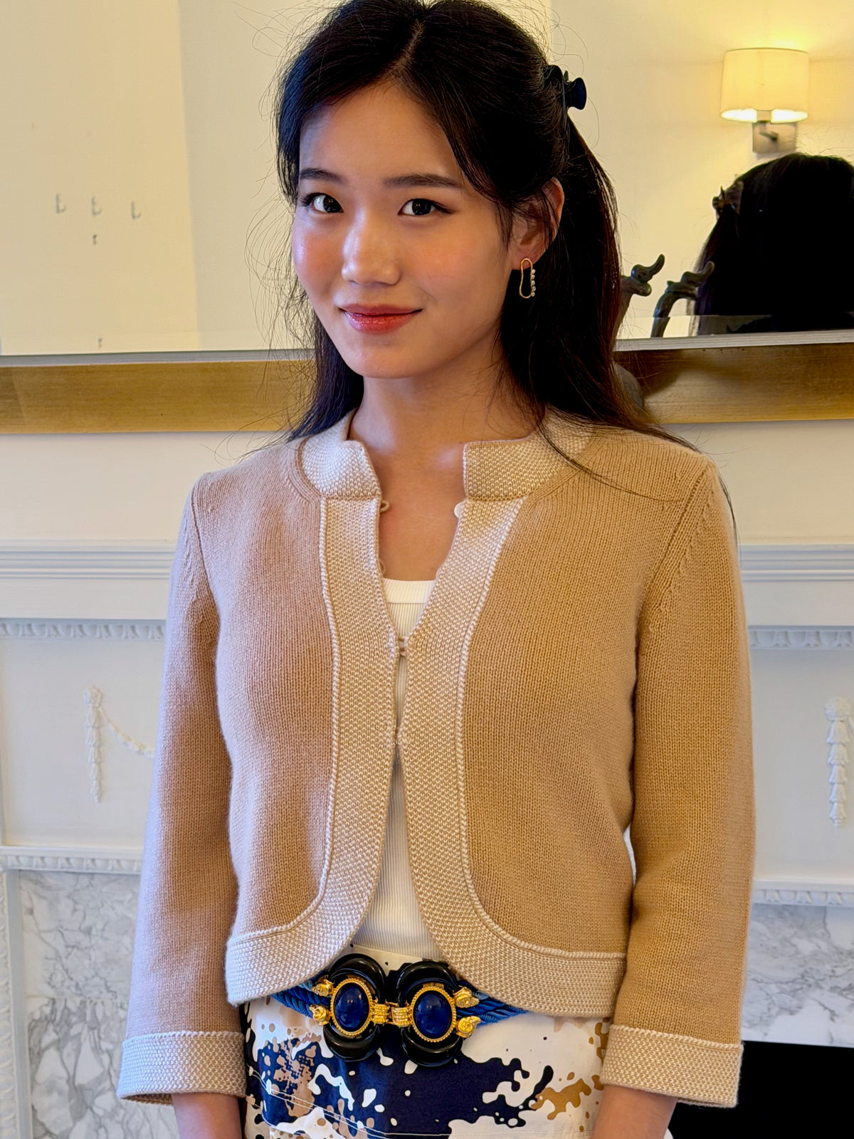 Cashmere Crop Cardigan