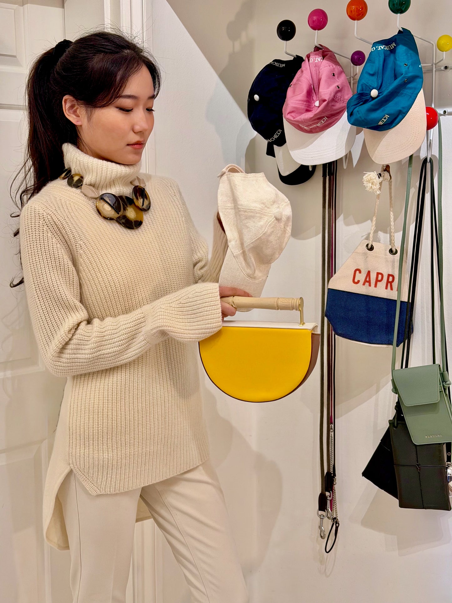 CASHMERE RELAX POLO-NECK
