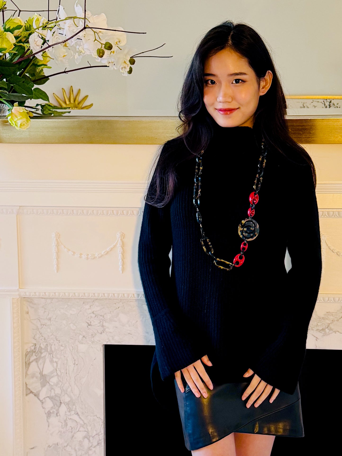 Cashmere Relax Polo Neck