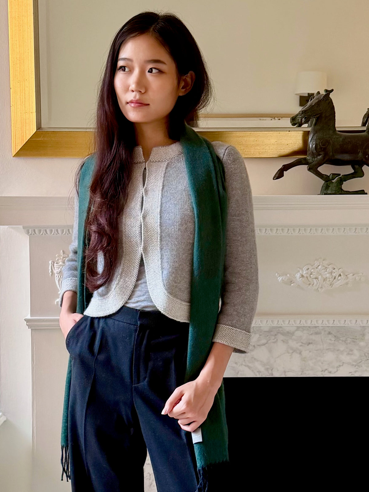 Cashmere Crop Cardigan