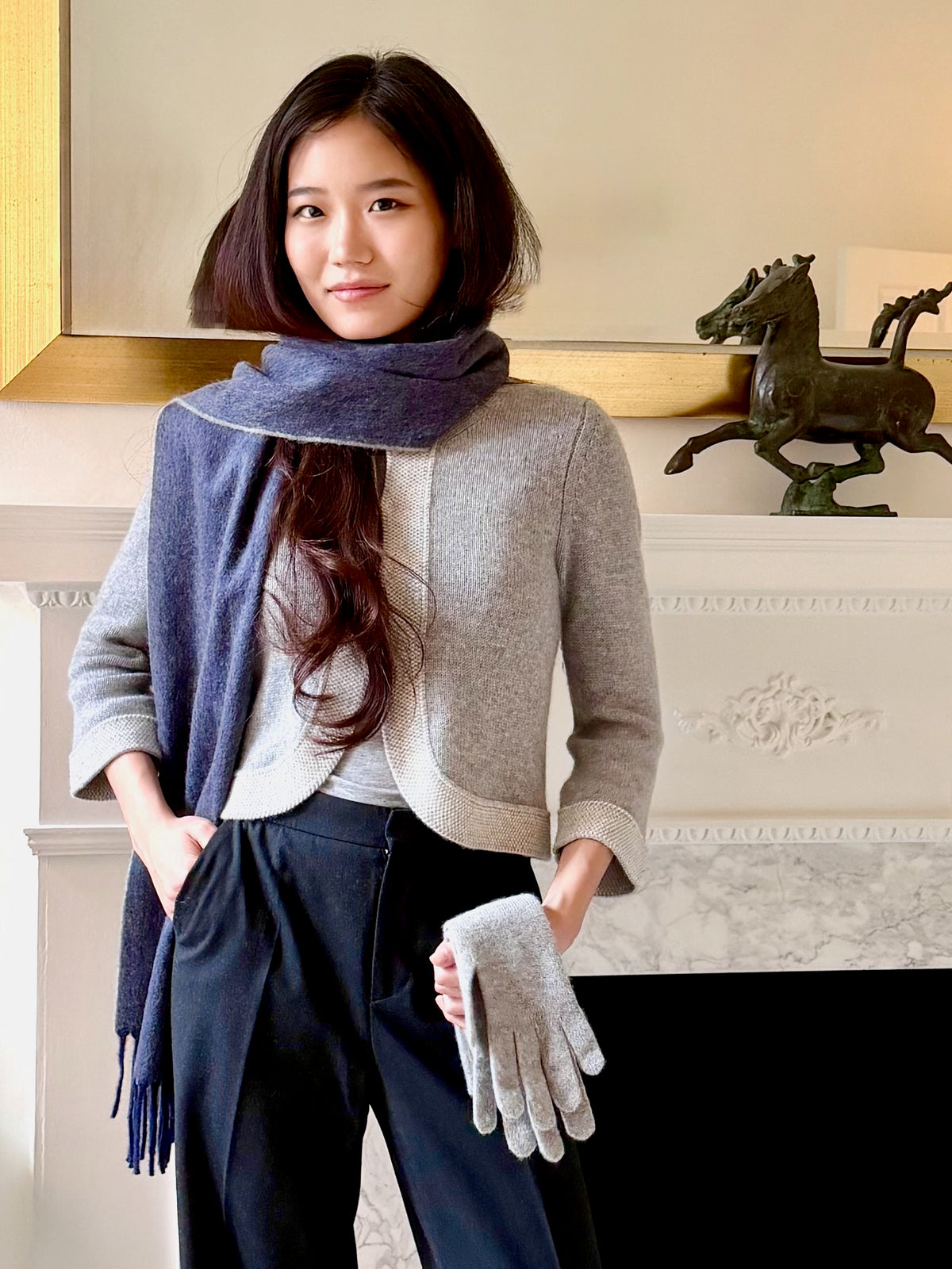 Cashmere Crop Cardigan