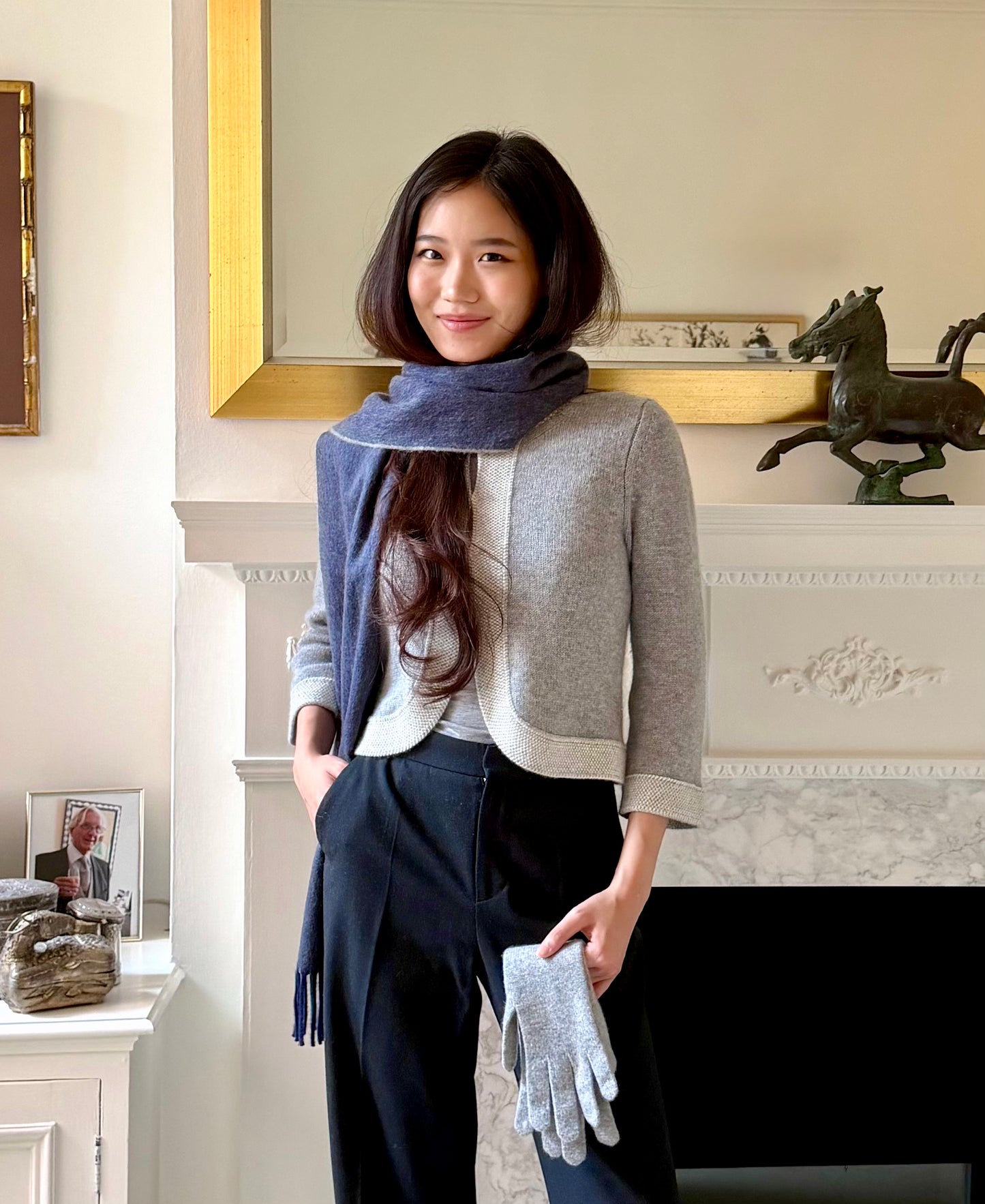 CASHMERE CROP CARDIGAN
