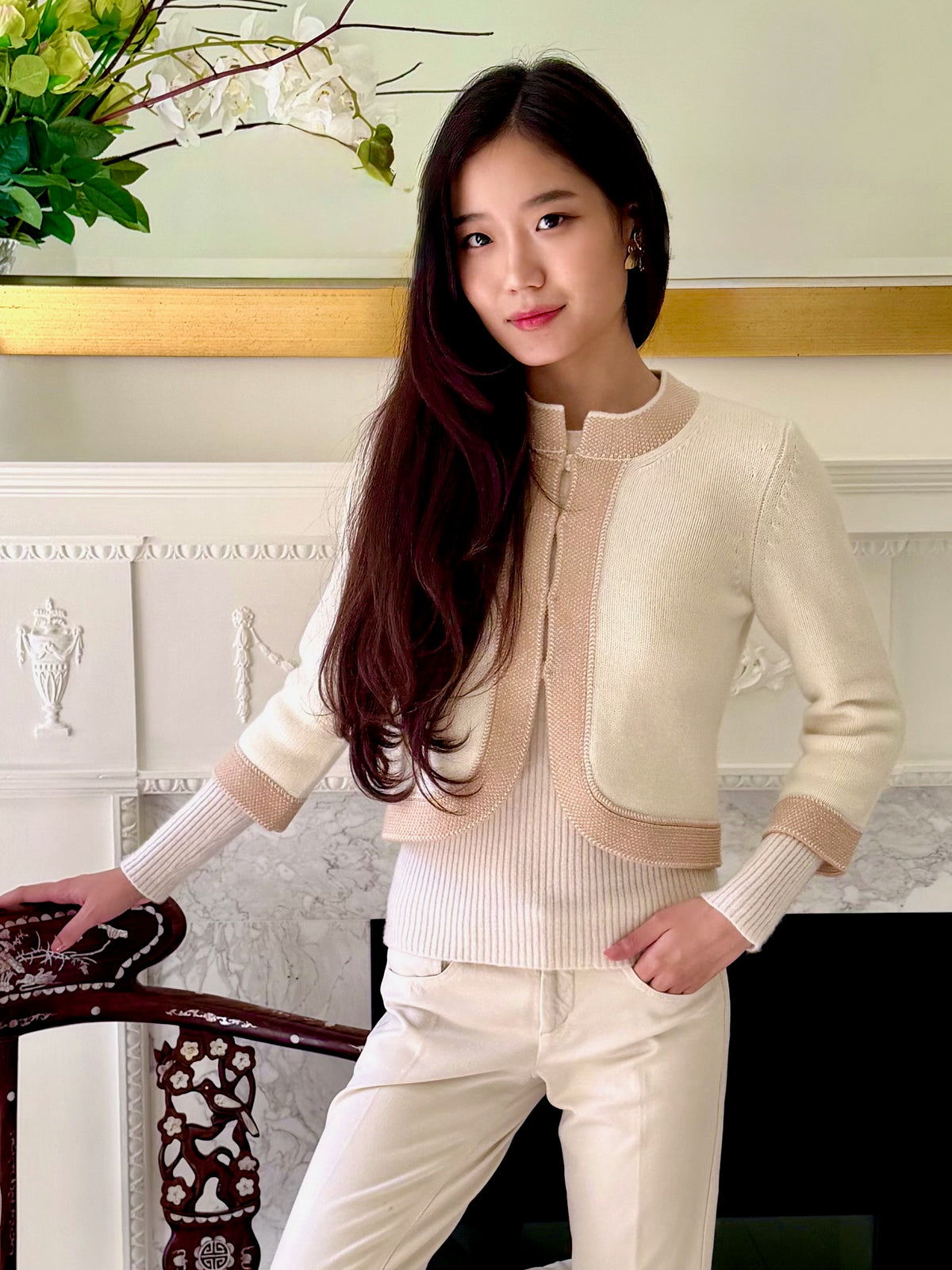 Cashmere Crop Cardigan