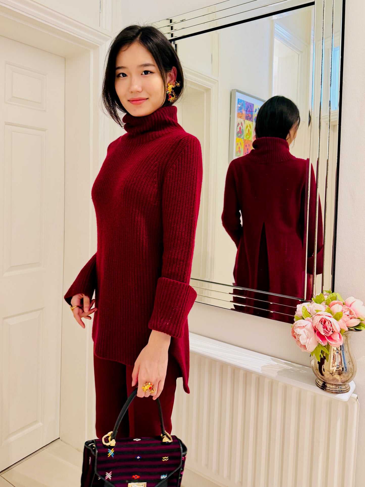 CASHMERE RELAX POLO-NECK