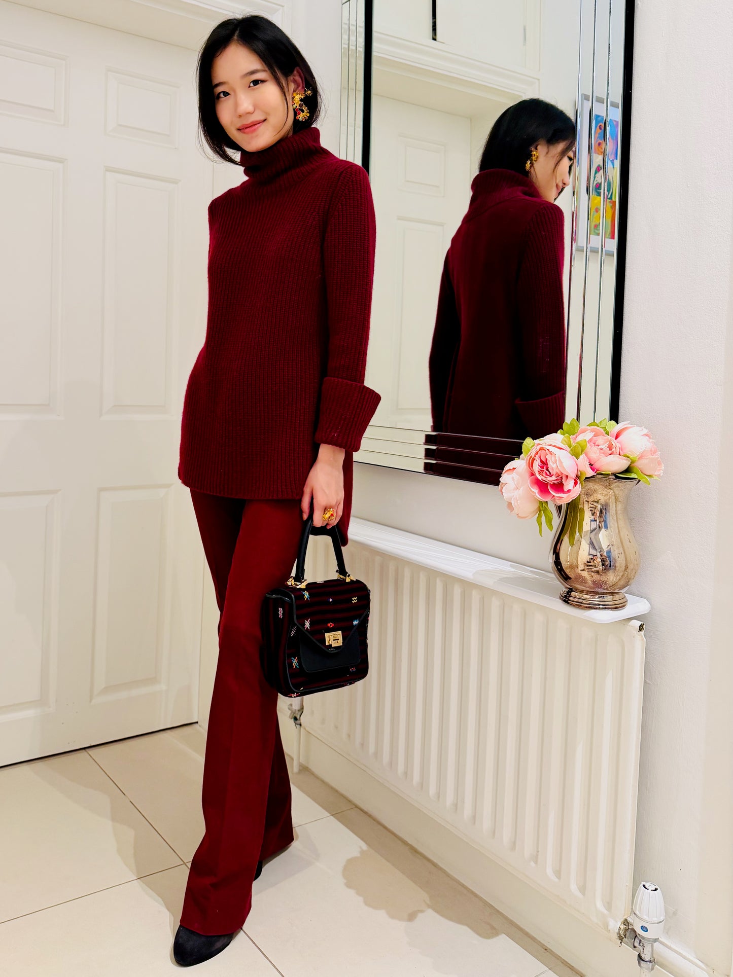 CASHMERE RELAX POLO-NECK