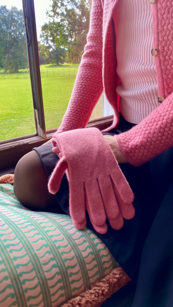 LONG CASHMERE GLOVES