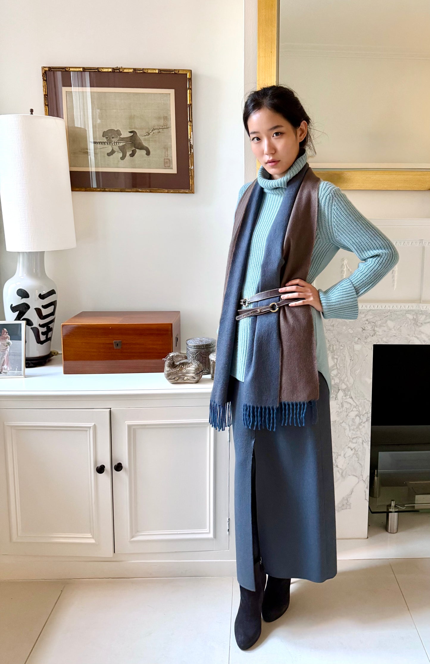CASHMERE RELAX POLO-NECK