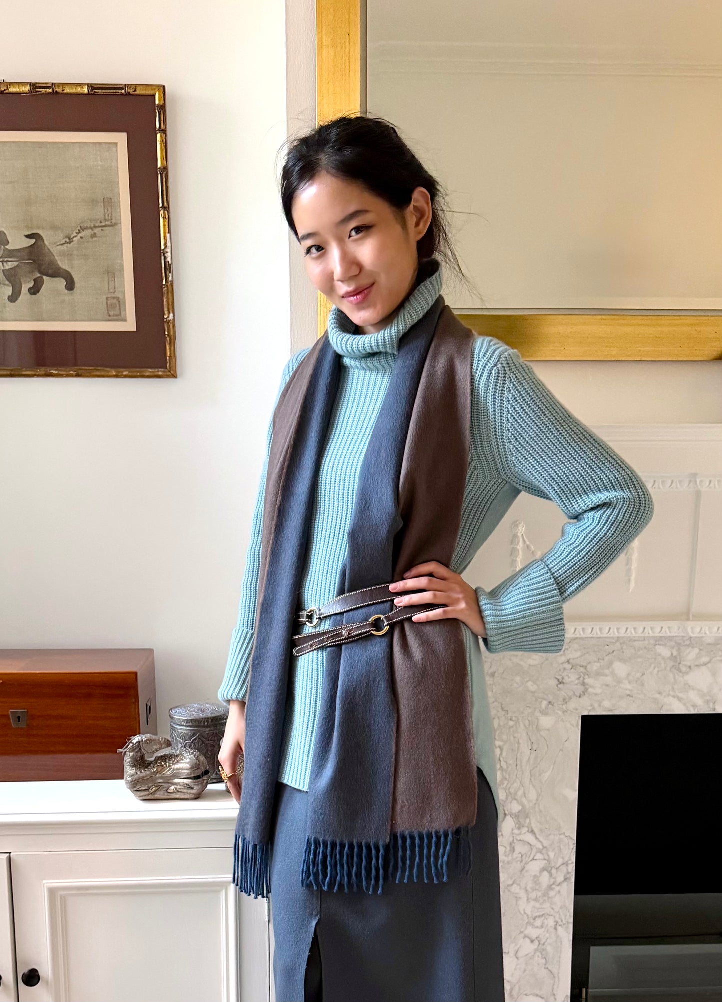 CASHMERE RELAX POLO-NECK