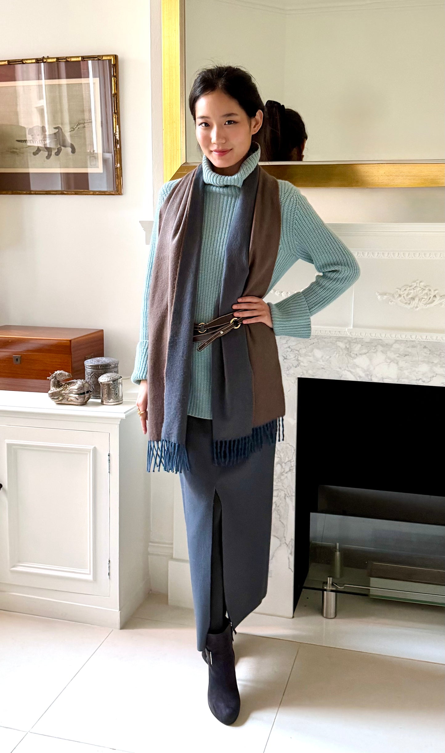 CASHMERE RELAX POLO-NECK