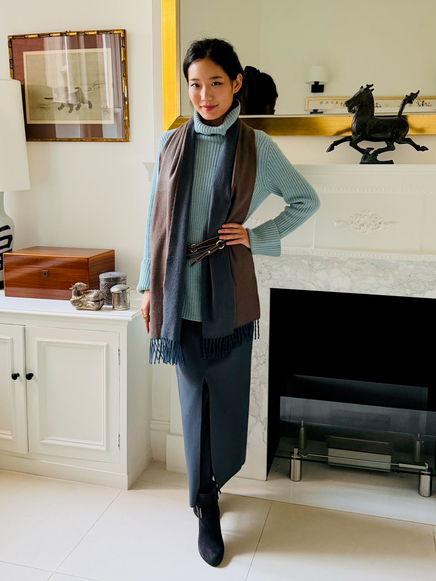 Cashmere Relax Polo Neck