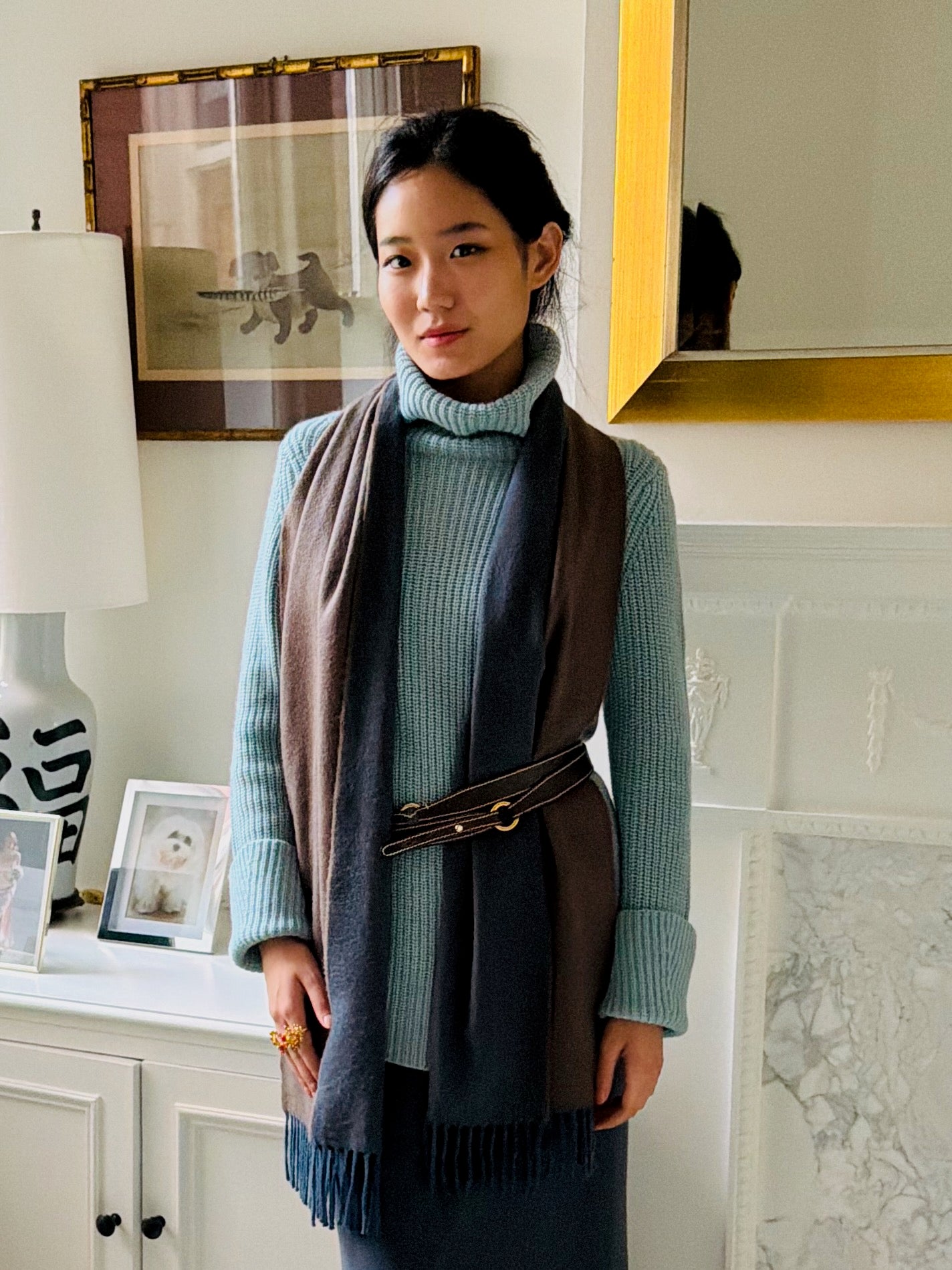 Cashmere Relax Polo Neck