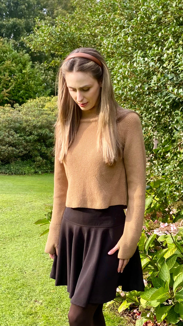 CIRCLE WOOL SKIRT