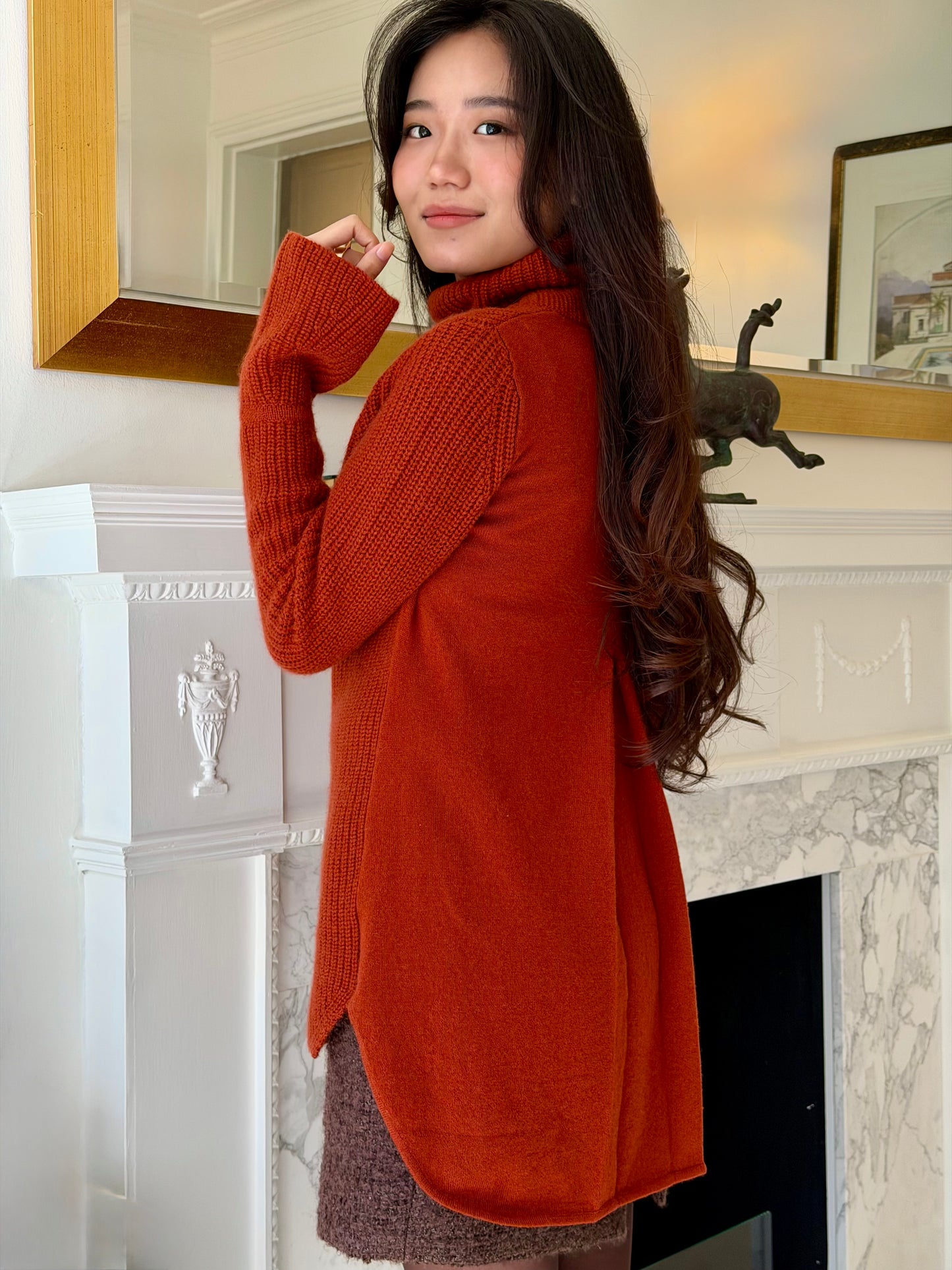 CASHMERE RELAX POLO-NECK