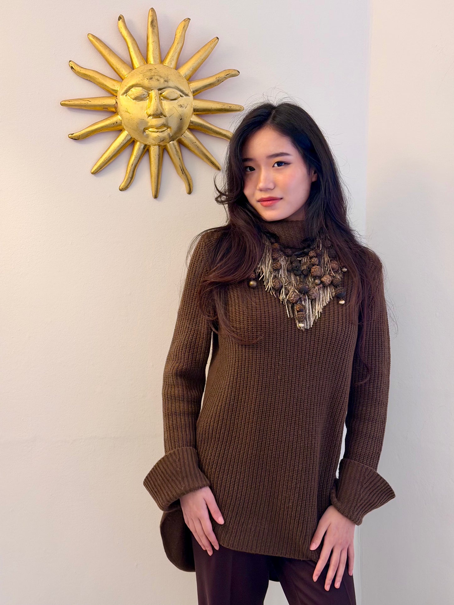 CASHMERE RELAX POLO-NECK