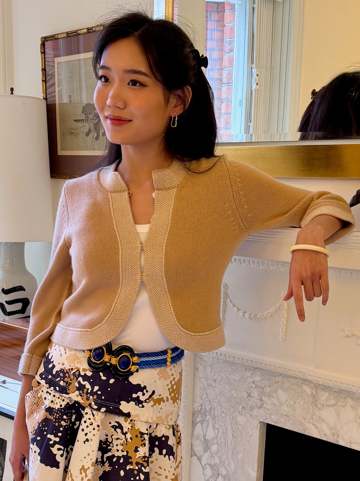 Cashmere Crop Cardigan