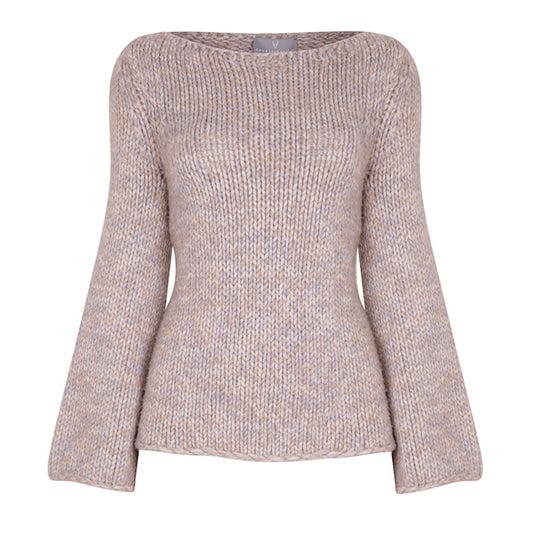 DELUXE CASHMERE BOAT-NECK SWEATER