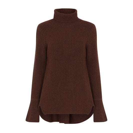 CASHMERE RELAX POLO-NECK