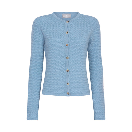 CASHMERE CROSS-STITCH CARDIGAN